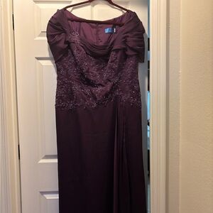 Amethyst Elegance Gown- Inspired by deep purple color and sophisticated design.